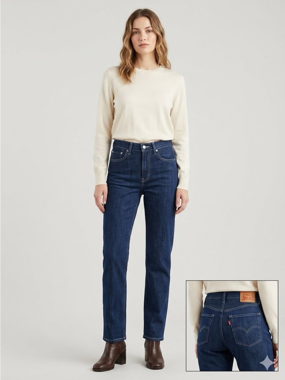Levi's Middy Straight Jeans Size 37